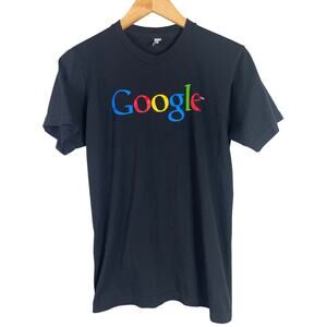 Vintage Google authentic original tech T Shirt Black Small